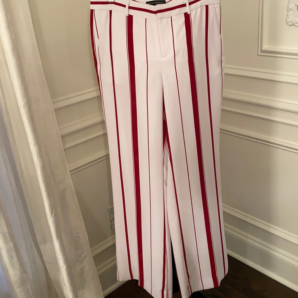 NWT Banana Republic Striped Pants Blake Fit